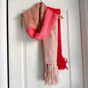 NEW Kate Spade handknit colorblock scarf